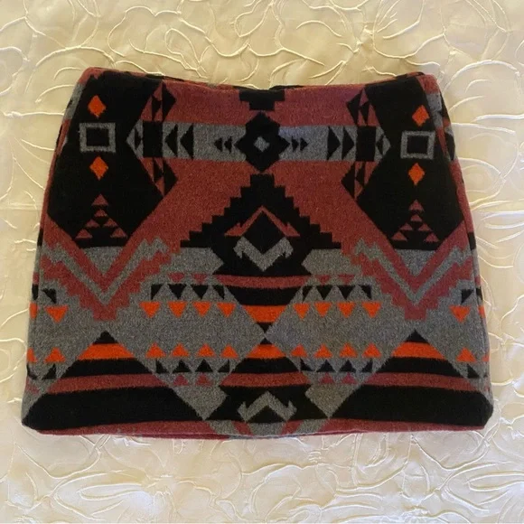 Gap NWT Tribal Print Mini Skirt Sz 8 - Picture 9 of 9